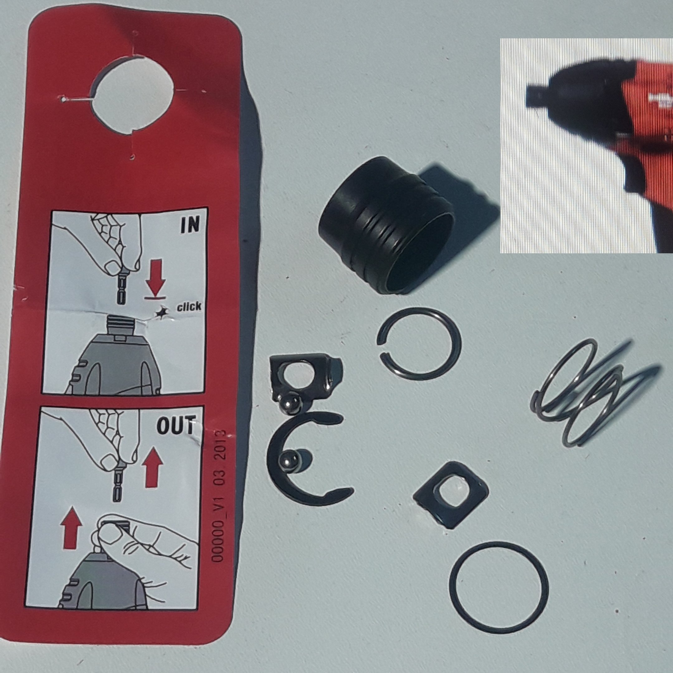 Sada na opravu rukoväte HILTI SID14 / SID22